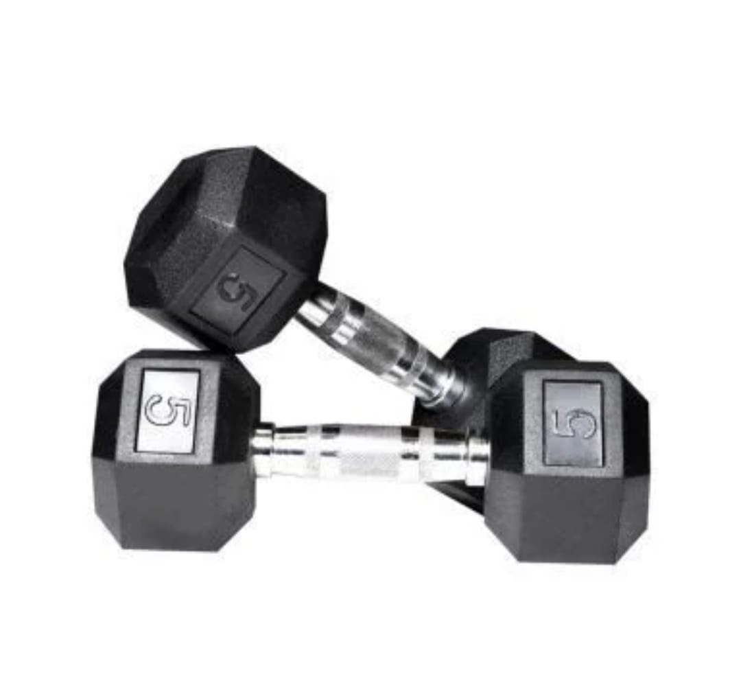 Hexagonal dumbell-10 kg pair